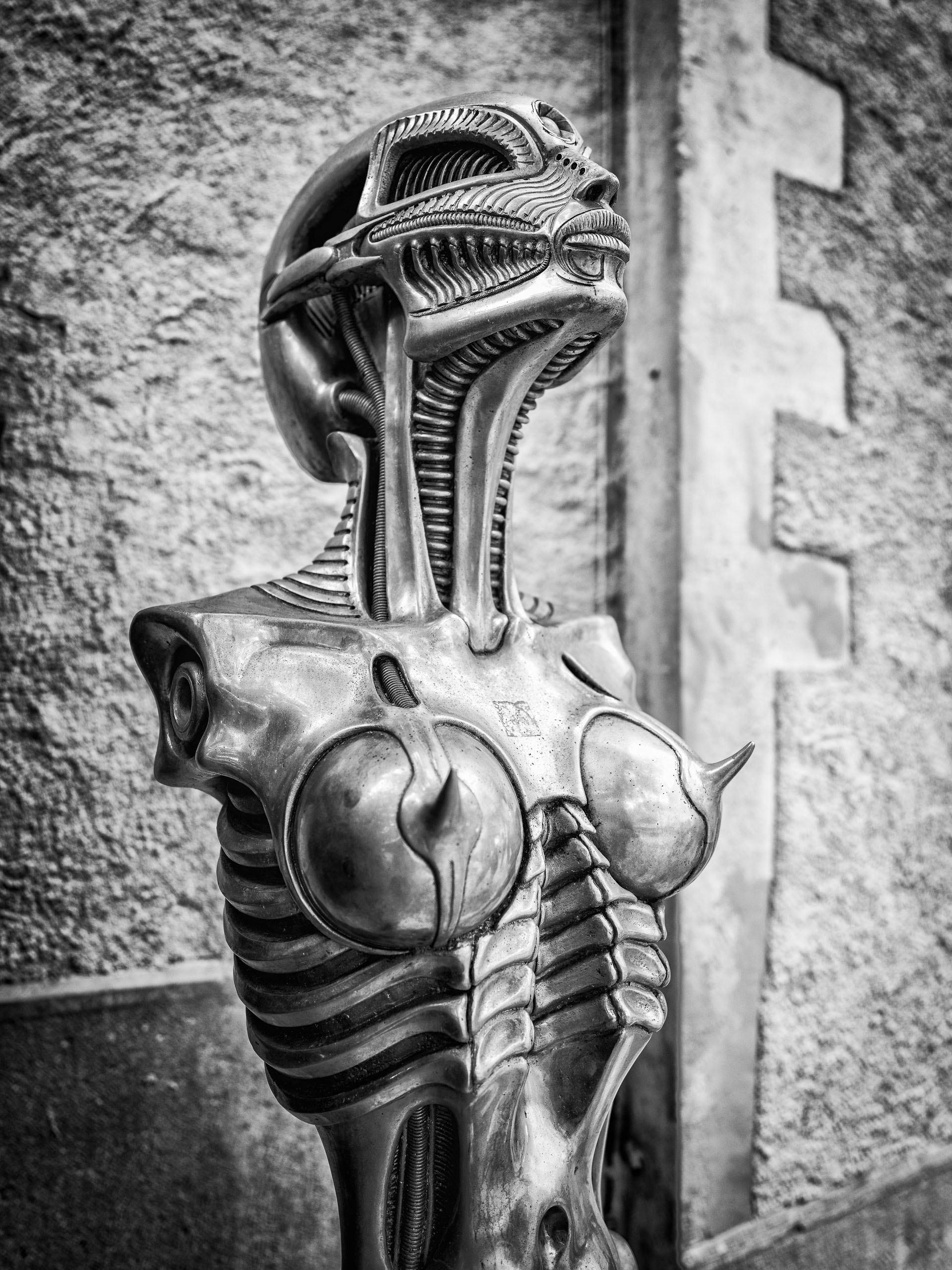 Alienkunst von HR Giger.